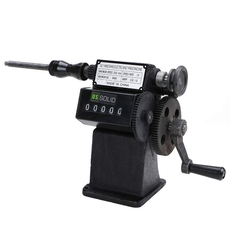 U.S. Solid Dual-Purpose Electric/Manual Coil Winding Machine w/Counter - Image 1