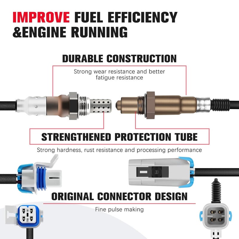 QIJIAUTO Automotive O2 Oxygen Sensor 213-4229 234-4668 for Buick and Cadillac - Image 4