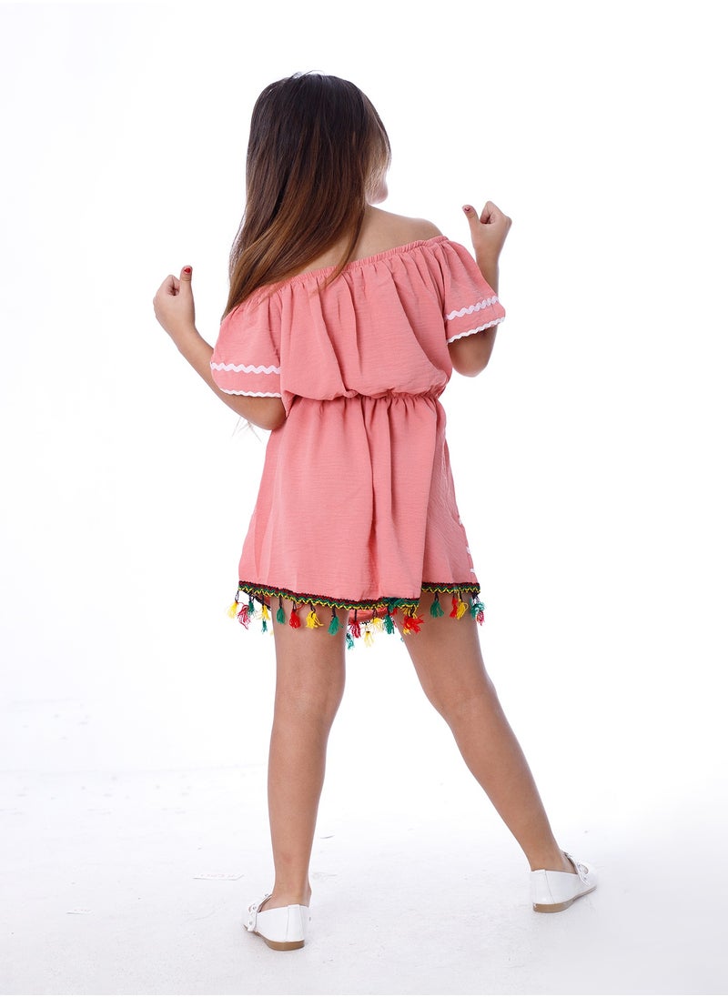 BEBO - Girls Dress Pink - Image 1