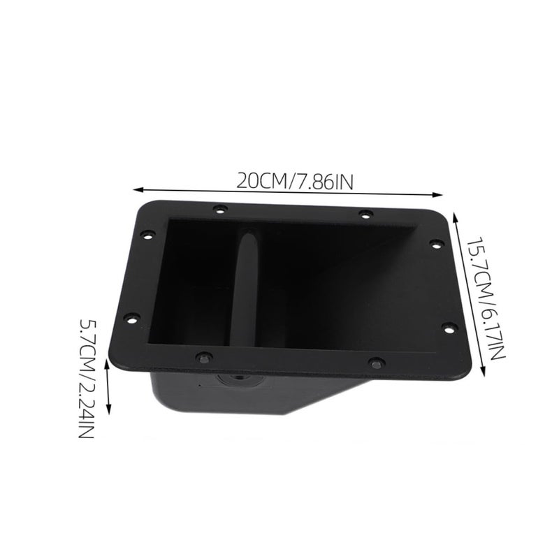 4Pcs Black Plastic Speaker Cabinet Side Handles Replacement For Amplifier And Audio Equipment - Image 3