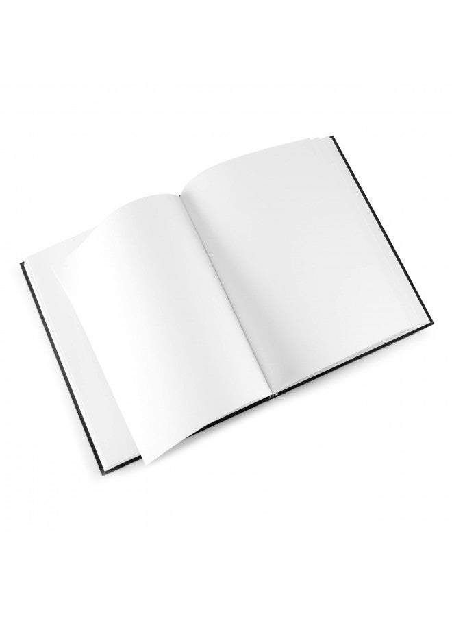 Pentalic - 8.5"x 11" Hardbound Sketchbook, 110 Sheets, Black - Image 2