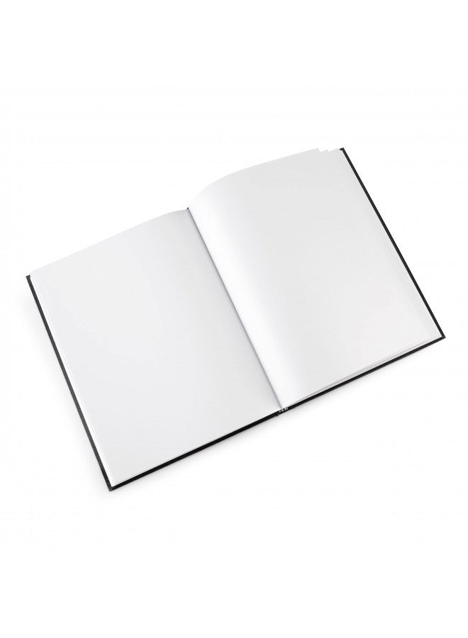 Pentalic - 8.5"x 11" Hardbound Sketchbook, 110 Sheets, Black - Image 4