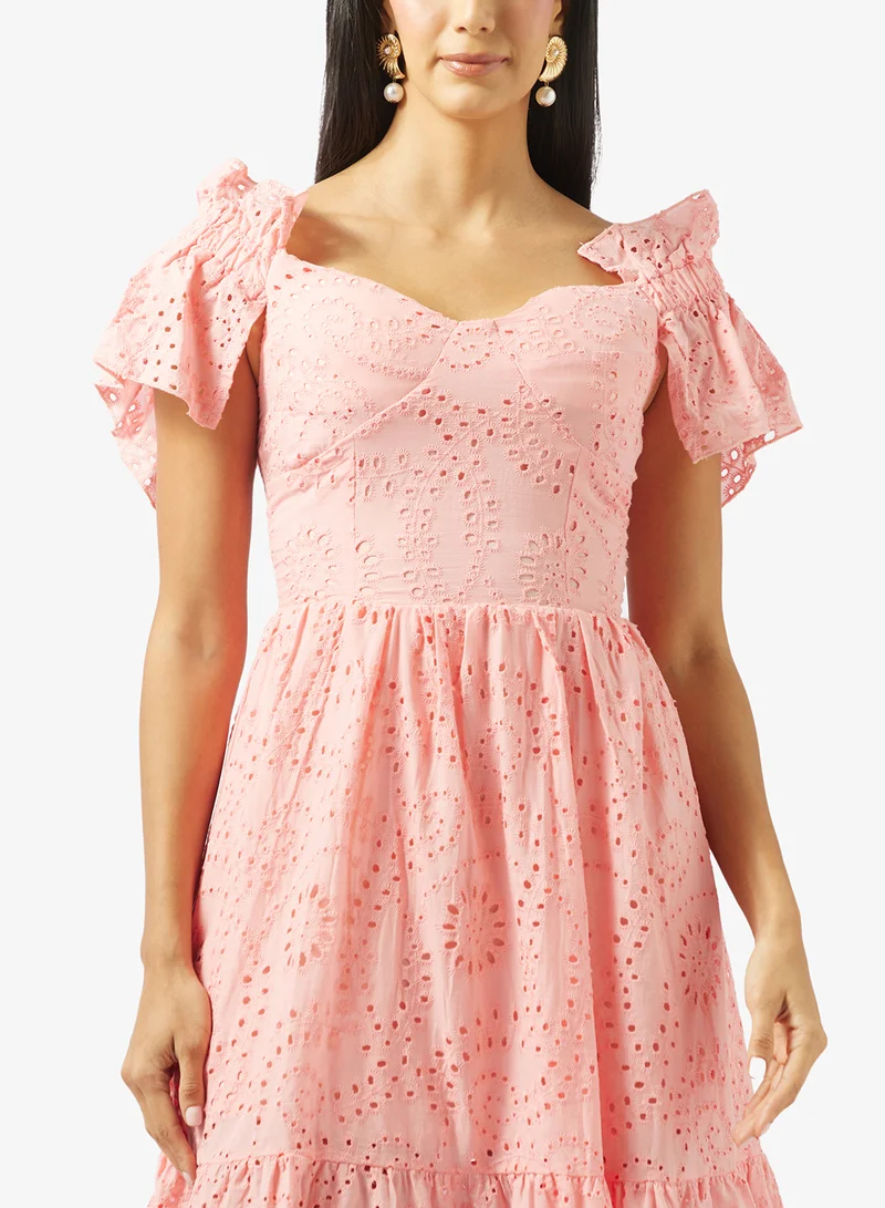 Ella  Off Shoulder Lace Dress for Women | Best Price UAE