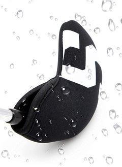 Y&D Golf Club Head Cover Set Wedge Iron Protective Soft and Durable Waterproof 10pcs 1 for Callaway, Ping, Taylormade, Cobra, Mizuno (Black-Large White Numbers)  - Image 3