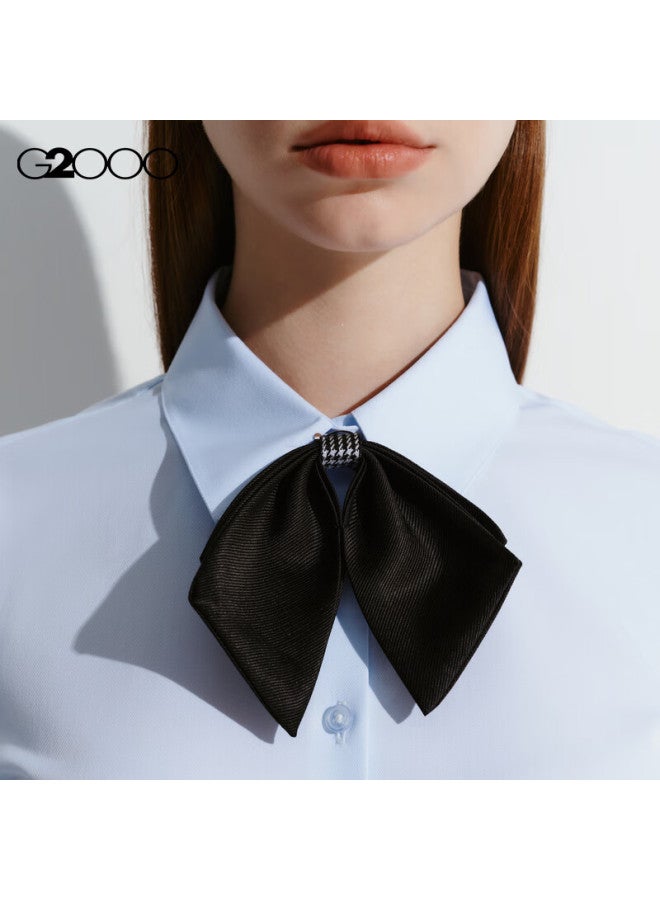 G2000 Autumn And Winter Mall-matching Comfortable Draping Formal Long-sleeve Shirt, Light Blue, Size 34 - Image 3
