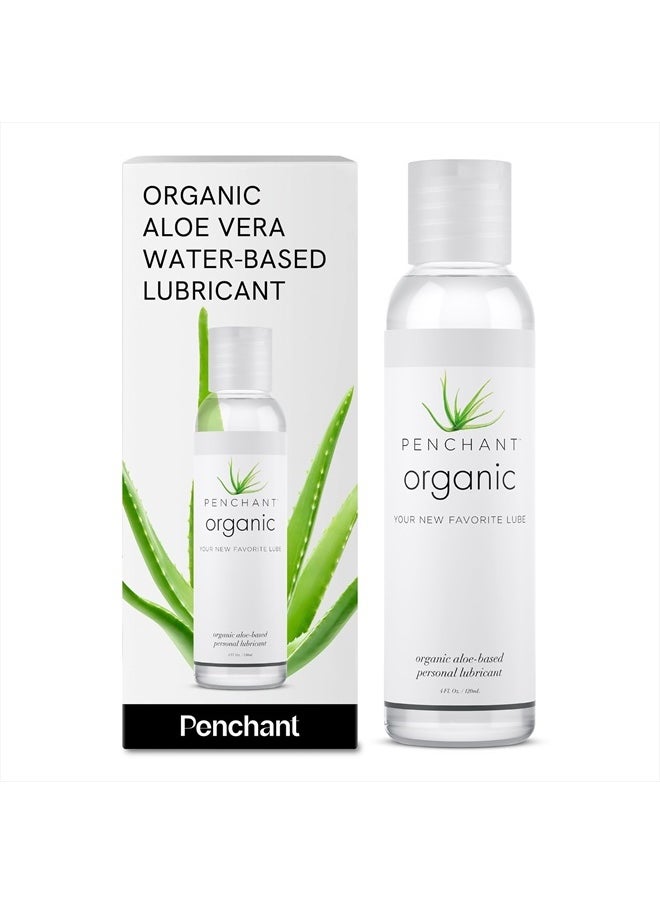 Penchant - Organic Aloe Vera Lube, Natural Moisturizing Lubricant Gel for Men, Women & Couples 4oz - Image 1