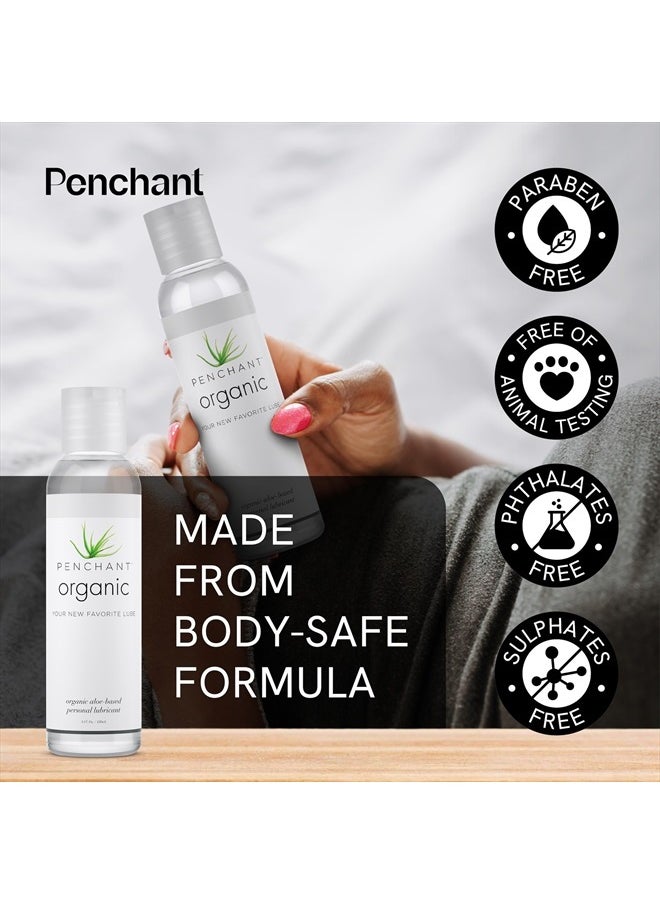 Penchant - Organic Aloe Vera Lube, Natural Moisturizing Lubricant Gel for Men, Women & Couples 4oz - Image 1