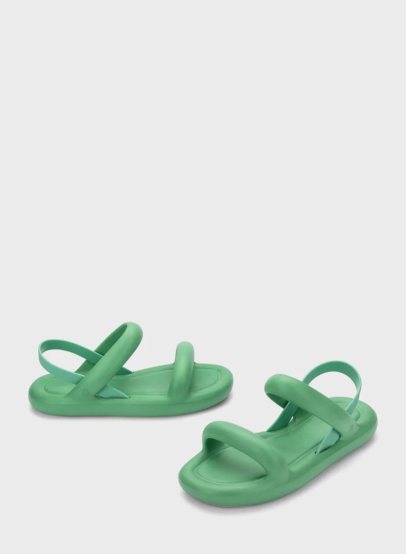 melissa Ankle Strap Flat Sandals