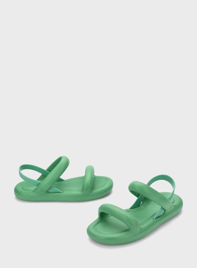 melissa Ankle Strap Flat Sandals