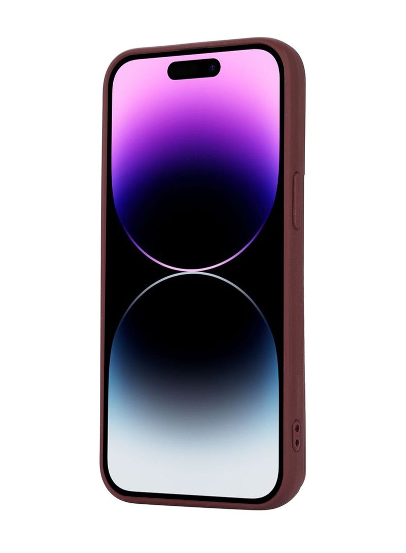 Suteni Back Cover Leather Ring Buckle Phone Case for iPhone  - Image 2