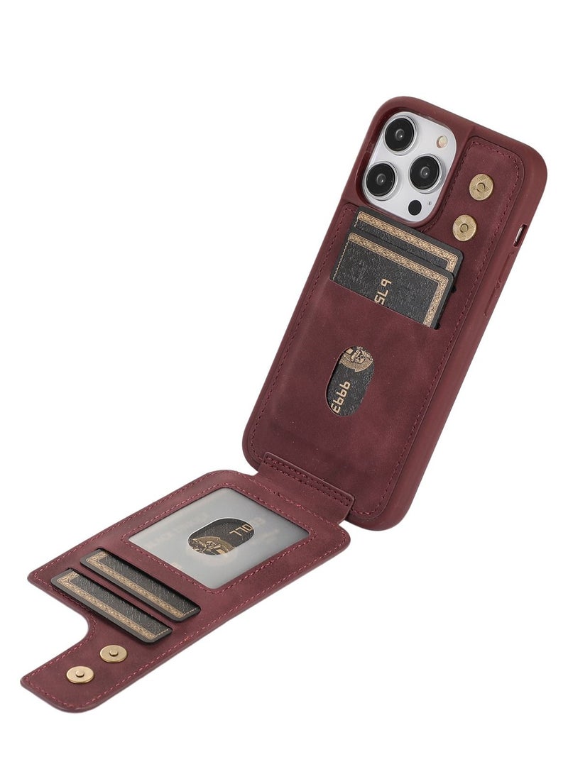 Suteni Back Cover Leather Ring Buckle Phone Case for iPhone  - Image 4