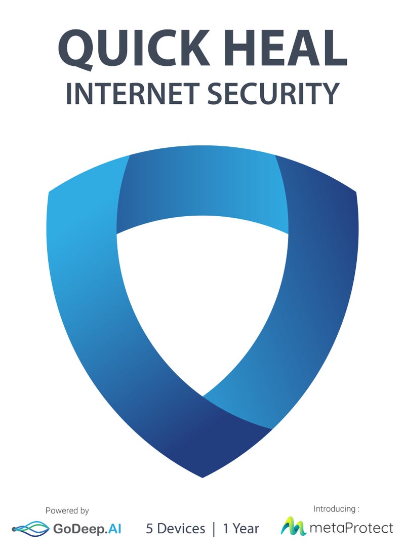 Quick Heal - Quick Heal Internet Security for 5 Device 1 Year | Windows | Digital Subscription - Image 1