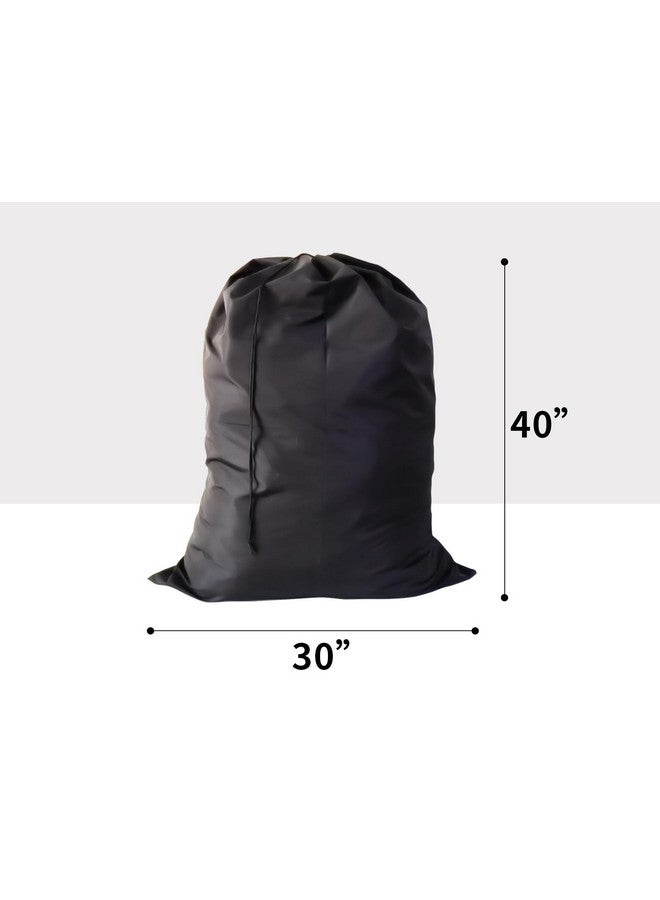 YETHAN Extra Large Laundry Bag 12 Pack, Travel Laundry Bags with Drawstring Closure, 30"x40", for college, dorm and apartment dwellers (12PCS Black) - Image 3