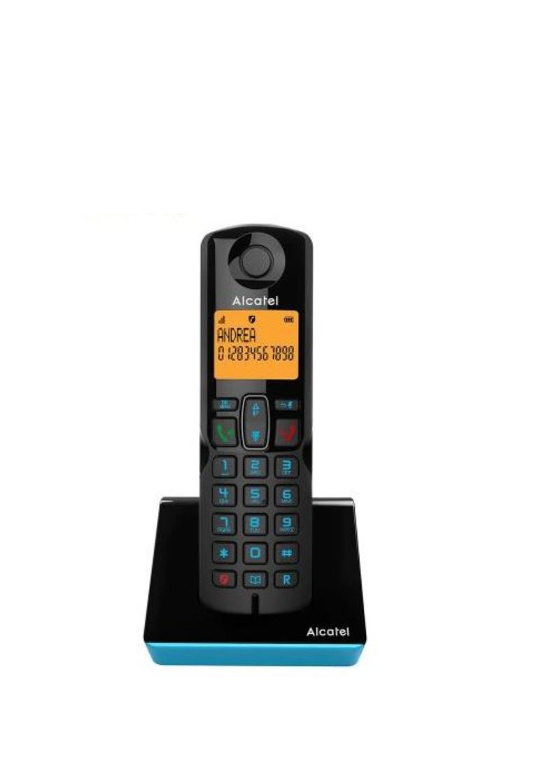 ألكاتل هاتف لاسلكي موديل S250 - أزرق*أسود