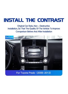 SHEZA STAR Android Screen For Toyota Prado 2010 2011 2012 2013 2GB RAM 32 GB Memory Support Apple Carplay Android Auto Full HD IPS Touch Screen Display and Backup Camera included  - Image 2