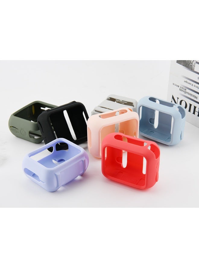 Silicone Case for JBL Go 4, Waterproof Portable Bluetooth Speaker Protective Sleeve, Ultra-Light Shockproof Cover with Carabiner, Secure Fit, Red(Speaker Not Included) - Image 5