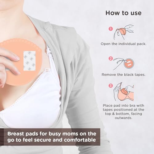 Mee Mee Disposable Nursing Breast Pads for Feeding Mothers | Ultra Thin Maternity Pads with Leak Guard| Super Absorbent, Cotton Nipple Pads (Pack of 24) - Image 5