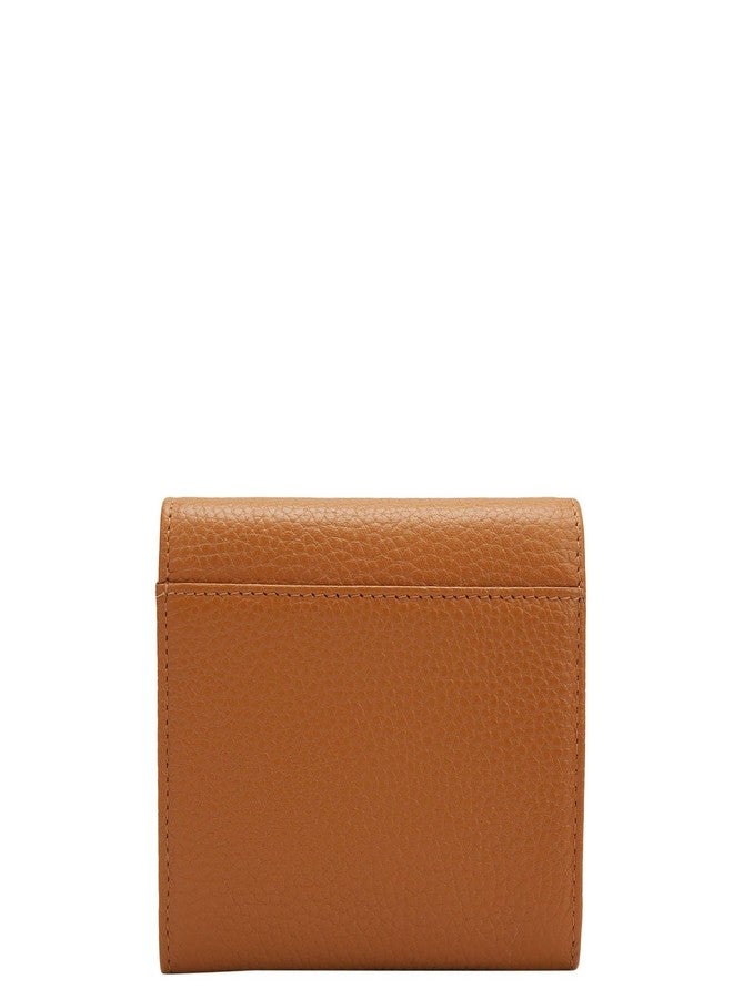 Da Milano Leather Wallet for Women - Orange (10061A-OL) - Image 3