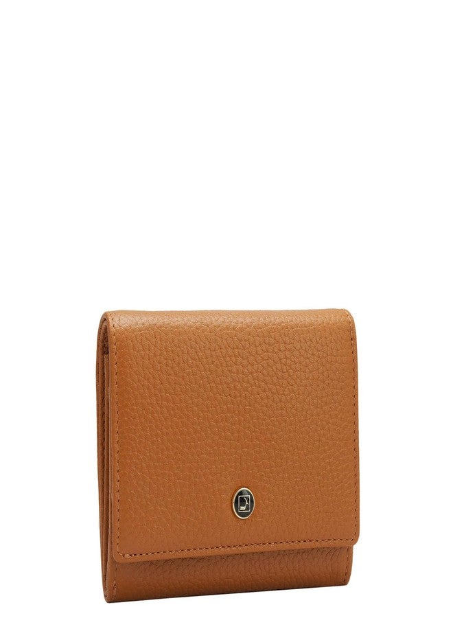 Da Milano Leather Wallet for Women - Orange (10061A-OL) - Image 2