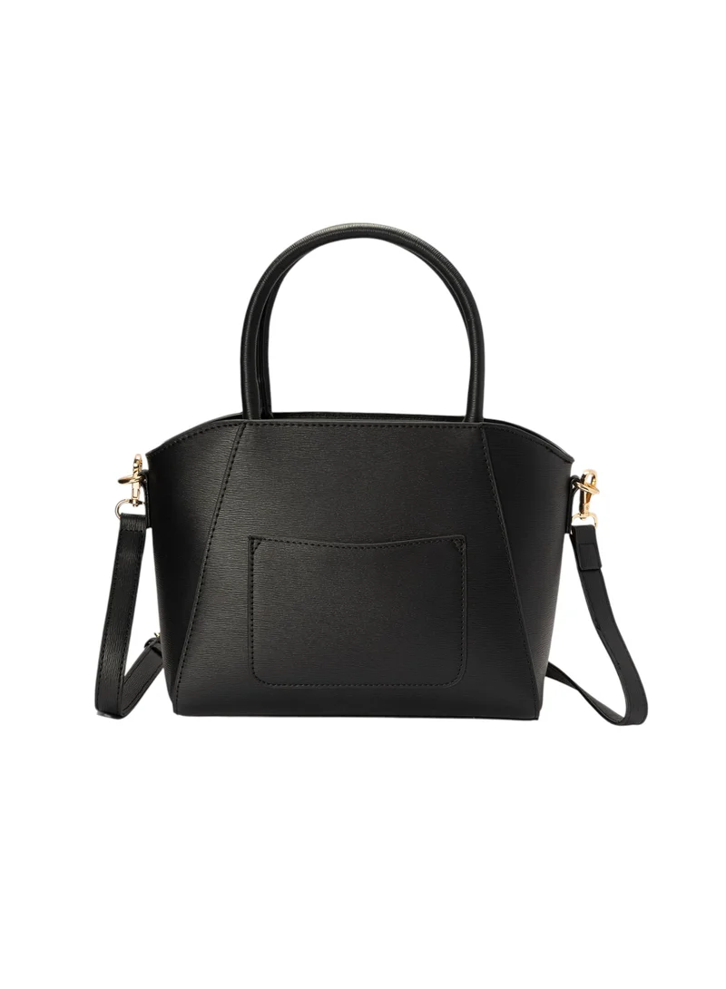Bata Solid Top Handle Bag