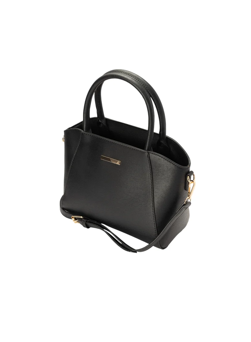 Bata Solid Top Handle Bag