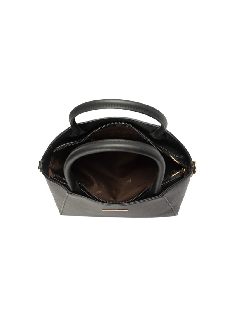 Bata Solid Top Handle Bag