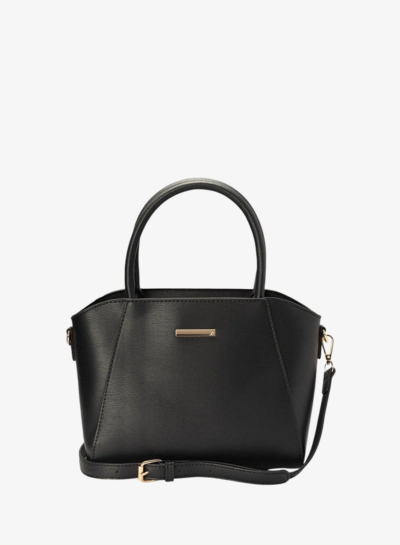 Bata Solid Top Handle Bag - Image 1