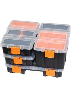 ISTARA Istara 4Pcs HeavyDuty Tool Organizer Box Industrial Household Set Multifunctional Hardware Box Electrician Multilayer Folding Storage Tool Box Folding Storage Box for Children Kids  - Image 1