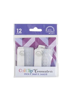 Erin Condren 2" Coil Clip Connectors, Clear (Acc-Coil)  - Image 1