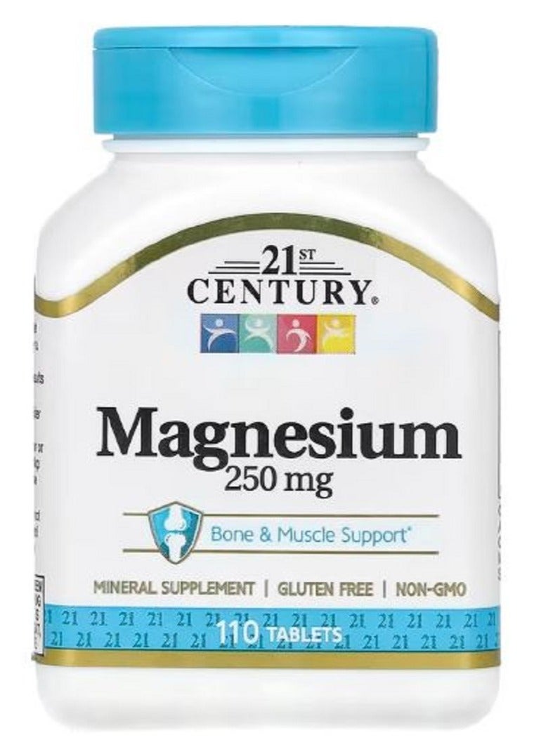 21st Century magnesium 250 mg  110 tablets - Image 1