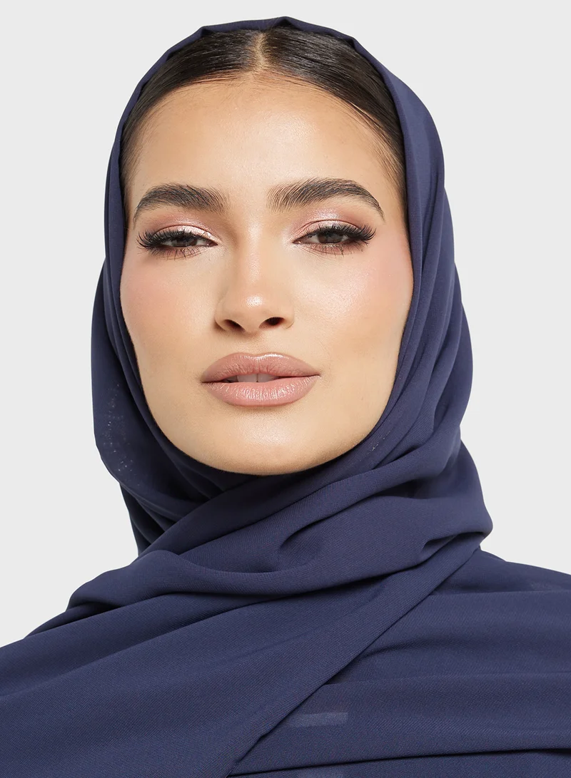 hayas closet V-Neck Flared Sleeve Abaya