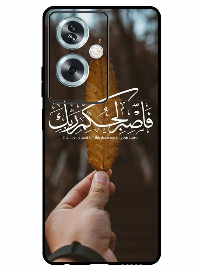 Theodor Protective Case Anti Scratch Shock Proof Bumper Cover For Oppo A79 5G Be Patient - Image 1