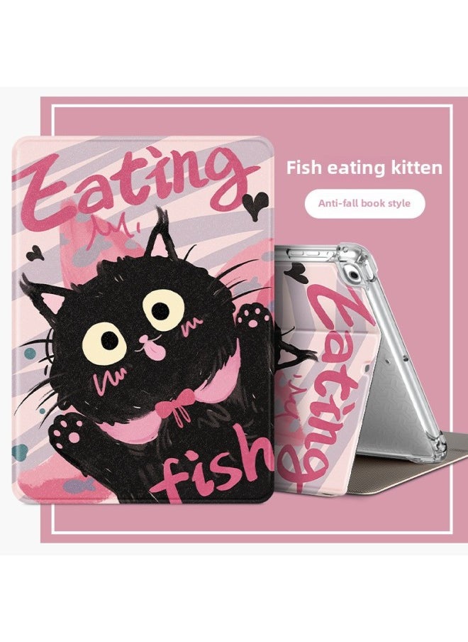 Generic - Ipad Case 2024 Air6/5 Flat Case 2022 10/9 10 Generation For Apple All-inclusive Case-Color:Whale In The Cloud-Applicable Models:Ipad 2019【 10.2inch 】 - Image 1