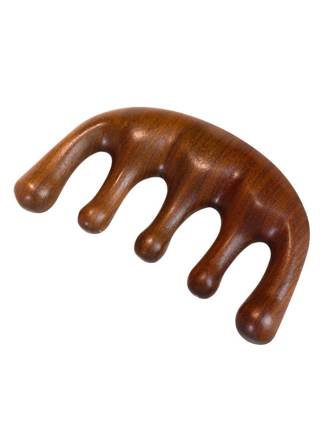 Kawkab Wooden Massage Comb, Wooden Scalp Massager, Natural Wood Wide-Tooth Hair Comb, Sandalwood Anti-Static Hair Therapy Massage Comb, Head Massage Tool - Image 1