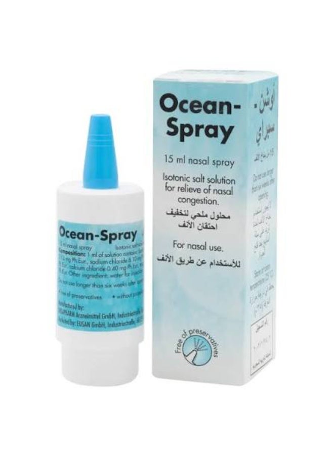 Ocean-Spray Nasal Spray 15ml
