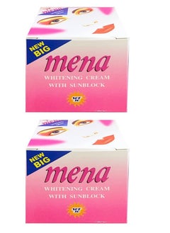 Mena Two Pieces Of Whitening Cream With Sunblock SPF30  - Image 1