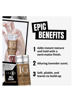 TIGI Men Hair Wax Stick For Cool People, For a Soft, Pliable Hold, Hair Styling Product With Beeswax  - Image 3