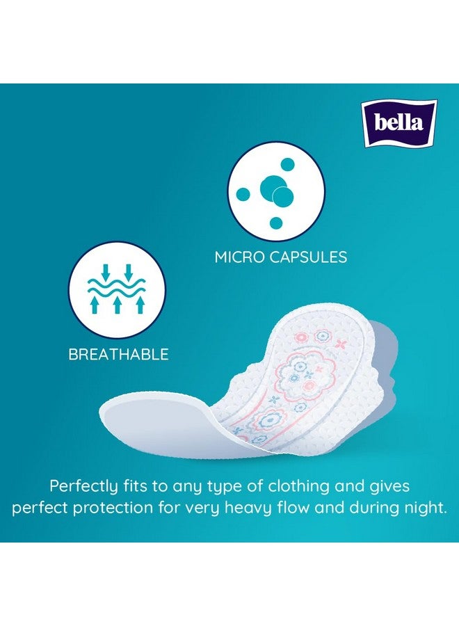 بيلا فوط صحية ليلية من Ideale Softi للنساء | فوط صحية | طبقة علوية من Softi | طول 31.5 سم | بأجنحة | قابلة للتنفس | نظام جل قفل | امتصاص سريع | لدورة شهرية خالية من الطفح الجلدي | مناسبة للدورة الشهرية الغزيرة جدًا | مقاس Xxl | عبوة من قطعة واحدة | 14 قطعة - Image 4