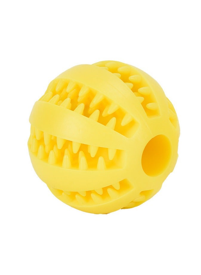 عام عبوة من قطعتين من ألعاب الكرات للكلاب لتنظيف الأسنان، المضغ، اللعب، ألعاب توزيع الطعام. - Image 1