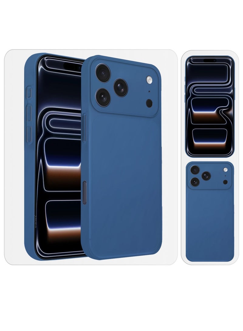 Ultra Thin Case for iPhone 17 Pro Max - 0.3mm Matte Case Cover Air Skin Series Feather-Light Frosted Protective Back Cover - Deep Blue - Image 2