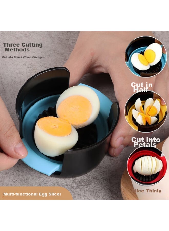 Bai Jie Baijie Three-in Multifunctional Egg Cutter, Egg Peeler, Separator, And Flower Bud Egg Cutter  - Image 3