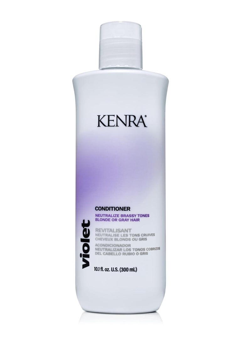 Kenra Professional Violet Conditioner | Eliminates Brassy Tones | Purple Pigment + Deposit | Neutralizes Yellow | Moisturizes Processed Hair | Enhances Vibrancy of Blonde or Gray Hair | Color Safe - Image 1