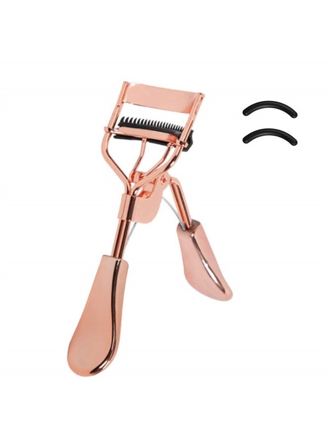 Uranian Beauty Eyelash Curler Comb Eyelash Curlers with 2 Silicone Refill Pads Premium Lash Curler Makeup Tool for Women and Girls - Image 1