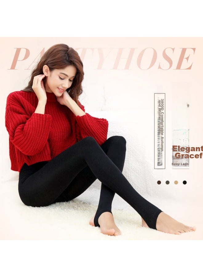 LANG SHA Langsha Women's Leggings For Autumn And Winter, Fleece-lined, Bare Leg Tights, Beautiful Legs Stockings, Spring And Autumn Leggings, Black, 160g, Suitable For 10-25°c - Image 2
