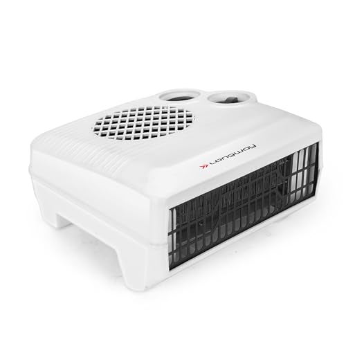 Longway Magma Fan Room Heater | 2 Heat Modes (1000W/2000W) | ISI Approved | Advanced Overheat Protection | PTC Ceramic Element | 1-Year Replacement Warranty | White - Image 1