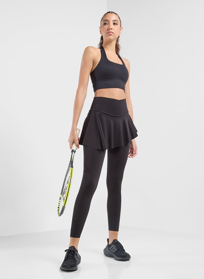 FRWD Halter Neck Ruched Back Sports Bra  - Image 4