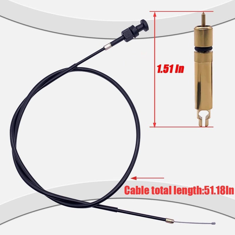 Aniro Moto Carburetor Choke Cable and Starter Valve Plunger Kit for Honda TRX350 Rancher 350 Fourtrax 300 350 Foreman 400 - Image 4