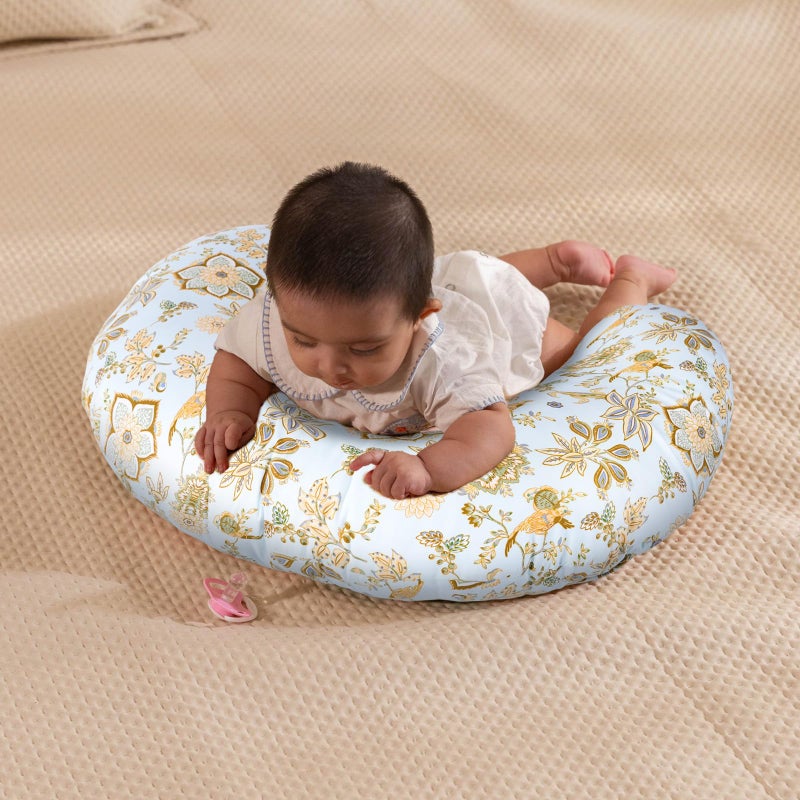 x-vesolje Baby Nursing Pillow for Breastfeeding, Adjustable Breastfeeding Pillow for Bottle Feeding, Nursing Support Pillow for Mom and Baby Healthier Nursing, Removable Cover- Floral - Image 4