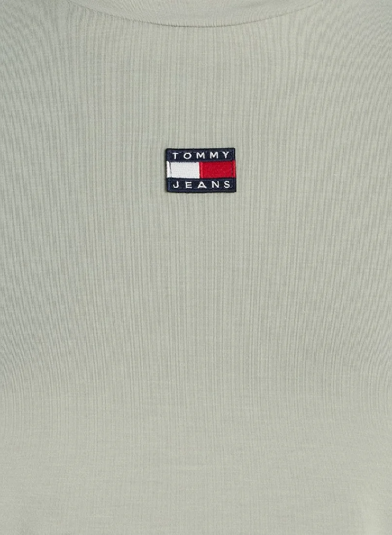 TOMMY JEANS Slim Fit Mock Turtleneck Jersey Top Sweater