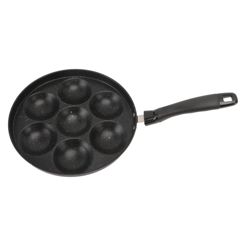 Egg Pan Omelette Fried Egg Pan 7 Holes Frying Pan Nonstick Multipurpose for Home Kitchen Breakfast Making - Image 5